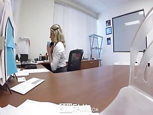 SpyFam Step Son Office Anal Fuck With Step Mom Cory Chase At Work