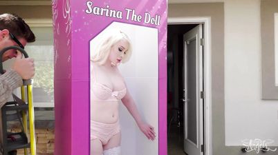 Shemale Sarina Valentina The Blonde Sex Doll Part 1 With Michael Delray And Sarina Valentina