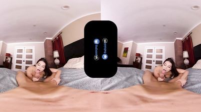 La Sirena Peaches (2K)   Oiled Up Pornstar With Big Fake Tits In POV VR Hardcore