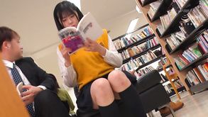 Asian Teens Get Fucked In The Library