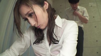 Japanese Julia Boin Woman Who Got Exposed At The Rain Shop   Wet Clothes Of Her Boss I Got Rid Of   Soushirou Imaoka