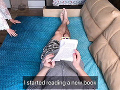 Russian Slut Makes Me Fuck Her Pussy Instead Of Reading A Book POV