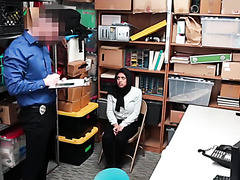 Busty Hijabi MILF Sucks Cop’s Dick And Tries To Escape Jail