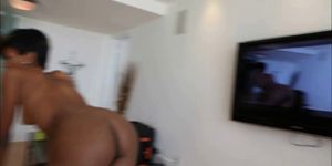 Ebony Amateur Babe Fucked In HD