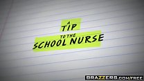 Brazzers   Big Tits At School    A Tip To The School Nurse Scene Starring August Ames